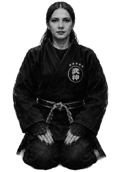 Licenciada Yaneth Fragozo Vega, instructora de Ninjutsu, Kenjutsu y Battōjutsu en la Academia Arnoby Sinam de Bucaramanga