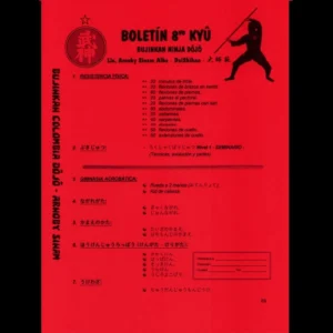 Boletín 8vo Kyū - Hakkyū