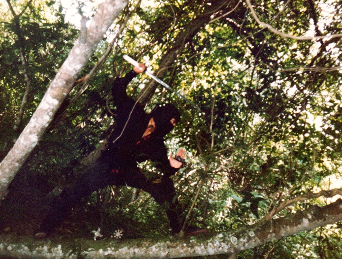Arnoby Sinam Alba, Kenjutsu Bujinkan, Bucaramanga 1988