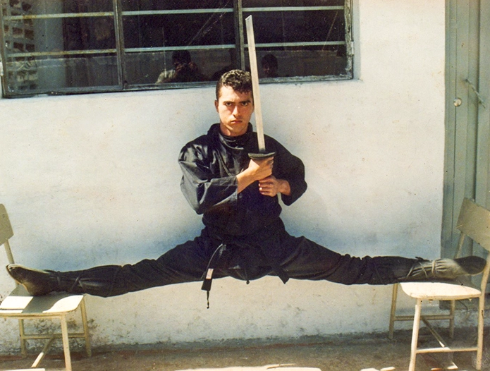 Arnoby Sinam Alba, Kenjutsu Bujinkan, Bucaramanga 1990