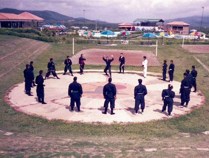 Seminario de Kenjutsu Bujinkan en Cúcuta, 1998