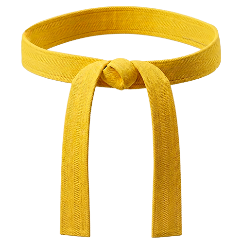 Cinturón amarillo Bujinkan
