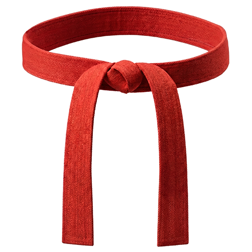 Cinturón rojo Bujinkan