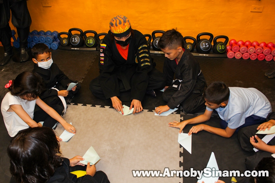 Origami en el Dōjō Bujinkan Colombia - Bucaramanga