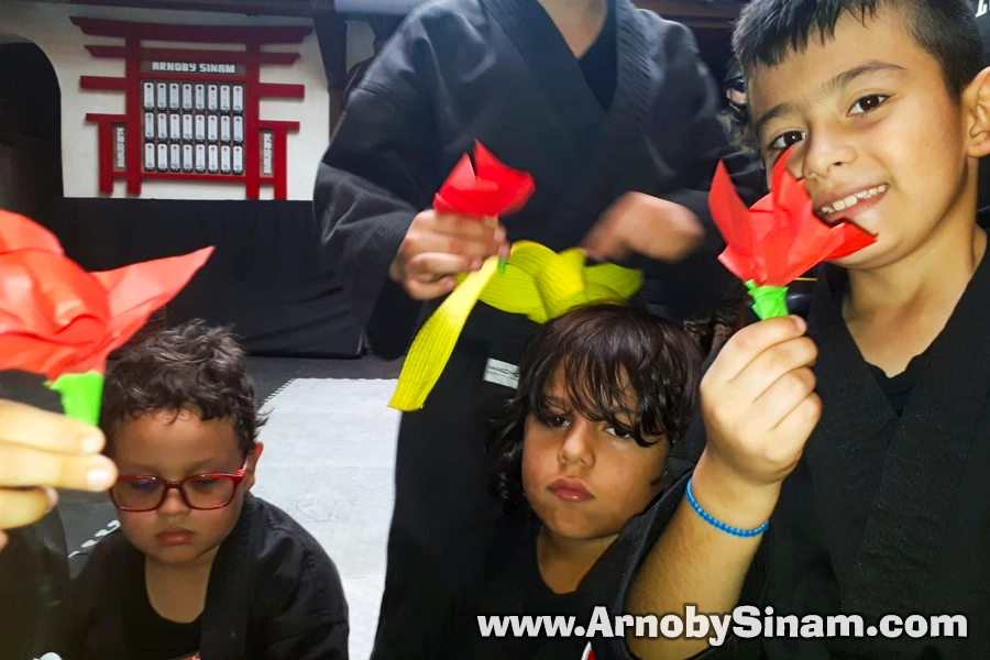 Origami y motricidad fina - academia Bujinkan Bucaramanga