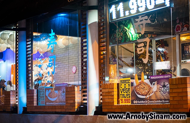 Decoración origami maki - Ninja Sushi Bar Bucaramanga