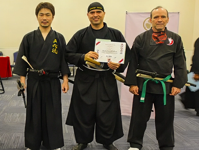 Seminario de Kenjutsu y Battō Jutsu en México DF, Tenshinryū Hyōhō, con Ide Ryūsetsu Sensei