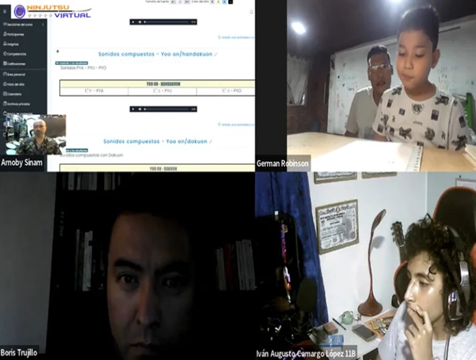 Katakana – Clase virtual Google Meet – Arnoby Sinam