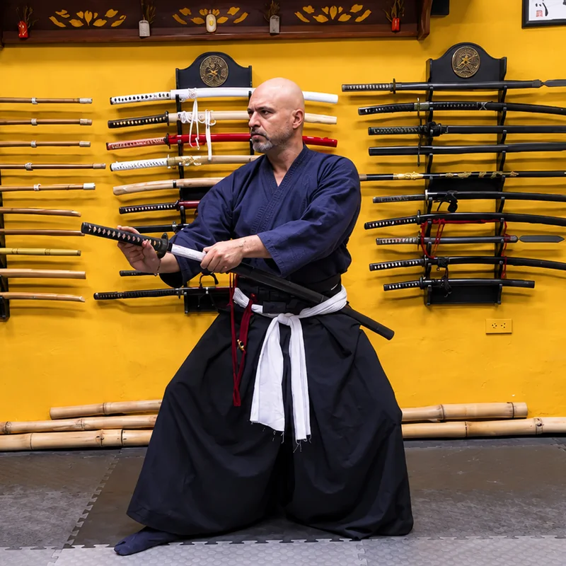 Lic. Arnoby Sinam Alba · Organizador del Seminario Asayama Ichiden Ryū Hyōhō en Bogotá
