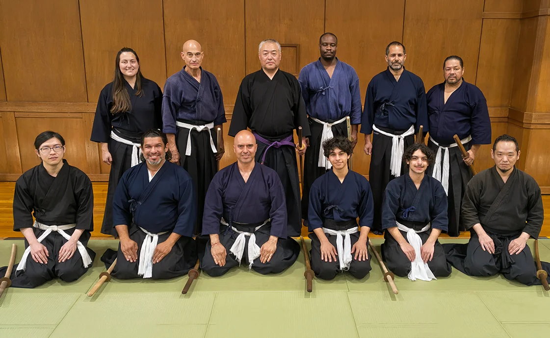 Nolberto Parra y Arnoby Sinam Alba con Seki Nobuhide Sensei en Japón, 2026