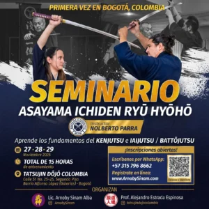 1er Seminario Asayama Ichiden Ryū Hyōhō · Bogotá 2026